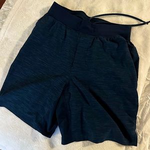lululemon T.H.E. short linerless blue 7”